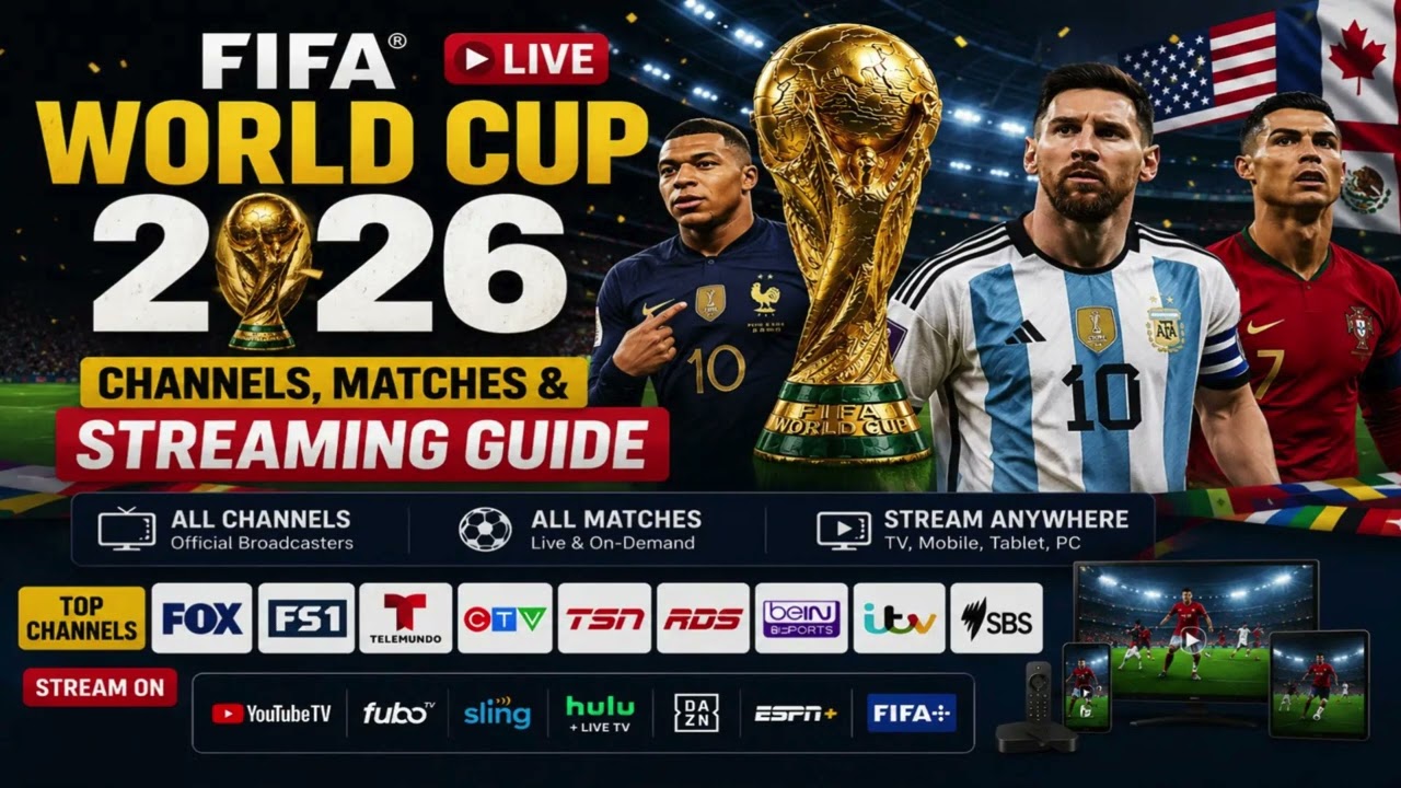 Watch FIFA World Cup 2026 TV and Streaming Channels